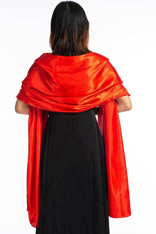 Elastic Satin Shawl with CJ0106 - COCOMELODY